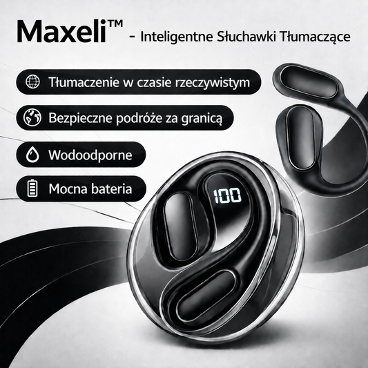 Maxeli™ - Inteligentne Słuchawki Tłumaczące