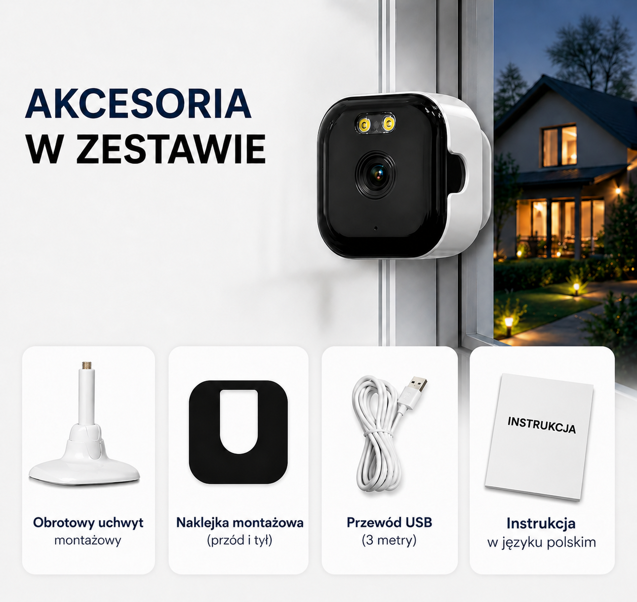 Maxeli™ PRO - Kamera Okienna 2K