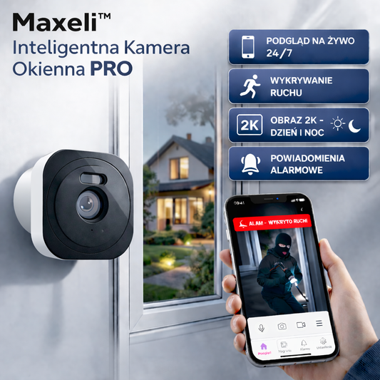 Maxeli™ PRO - Inteligentna Kamera Okienna